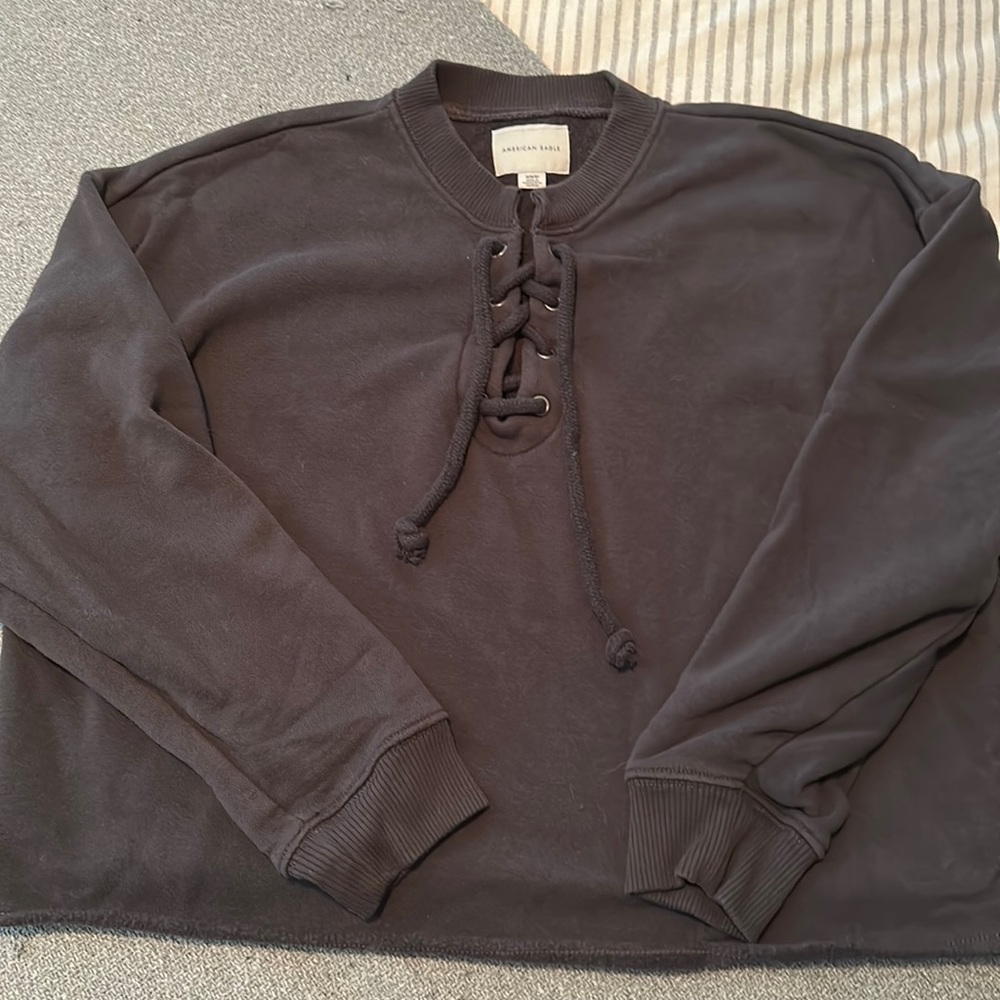 American eagle cropped hoodie Size medium